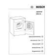 BOSCH WTA29.. Owners Manual